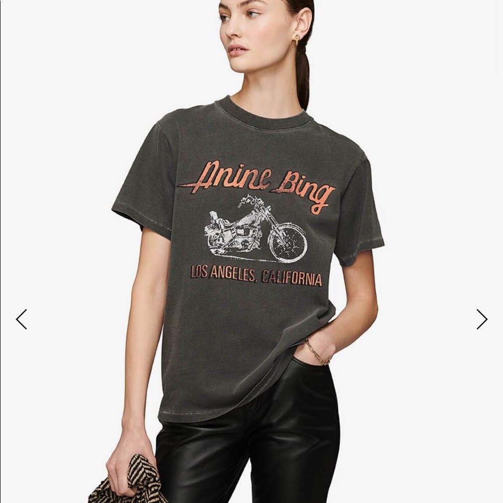 Anine bing moto tee